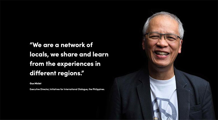 GPPAC Website Screenshot: Quote by Gus from GPPAC